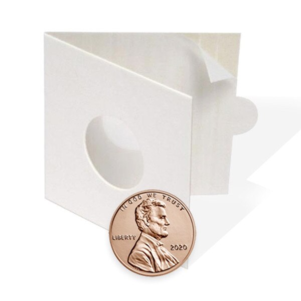 Self-Adhesive Coin Flips - 100 Per